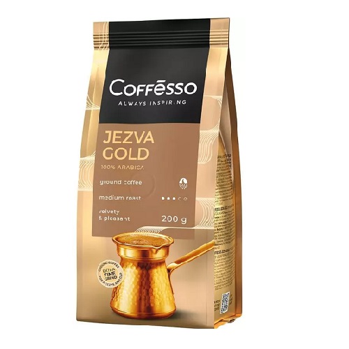 Coffesso Jezva Gold, молотый, 200 гр
